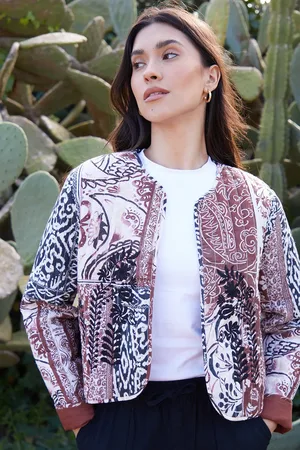 Threadbare Embroidered Quilted Jacket
