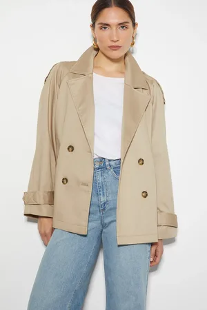 Monsoon Savannah Crop Trench Coat