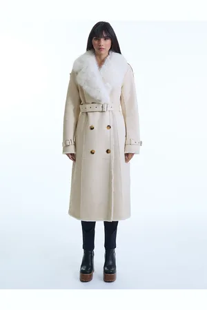 James Lakeland Faux Fur Suede Coat