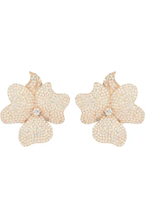 Latelita Flower Large Stud Earrings Rose Gold