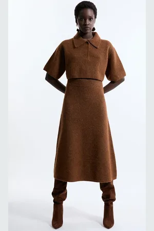 Karen Millen Alpaca Wool Fluffy Full Knit Skirt