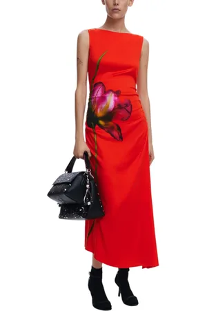 Desigual Floral Print Maxi Dress Women - Dresses
