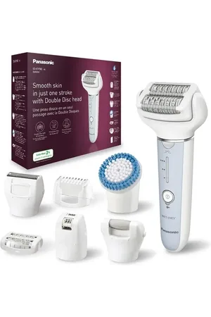 Panasonic ES-EY90-A511 Wet & Dry Epilator Double Disc with 60 Tweezers
