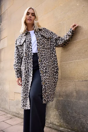 Yours Printed Longline Shacket