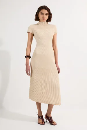 Karen Millen Stitch Detail Knit Midi Dress
