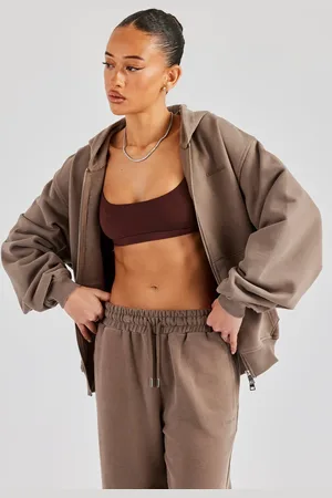 CERNUCCI Oversized Zip Through Hoodie