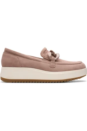 Clarks Zylah May Mauve Suede Loafers