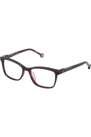 Carolina Herrera CHE836L TortoiseBlue Eyeglasses Women - Bicolor Frames