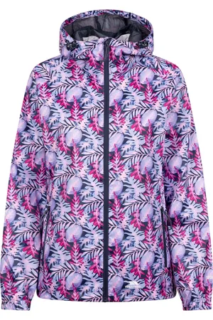 Trespass Indulge Foliage Print Packaway Jacket