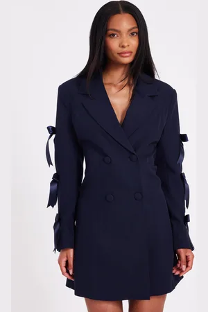 Quiz Bow Sleeve Blazer Dress