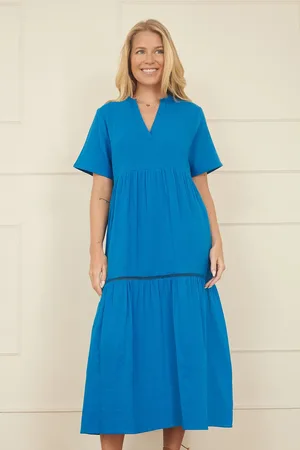 Yumi Double Cotton Long Kaftan