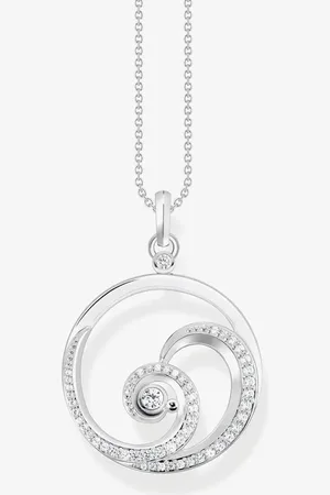 Thomas Sabo Ladies Wave Pendant Necklace KE2143-051-14-L45V