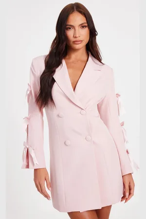 Quiz Bow Sleeve Blazer Dress