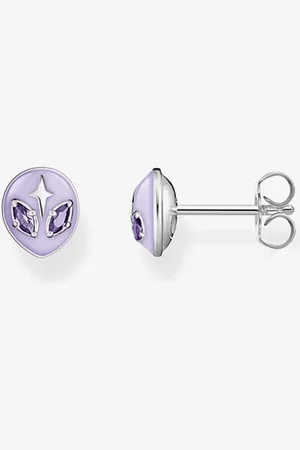 Thomas Sabo Cold Enamel Alien Stud Earrings H2274-041-13