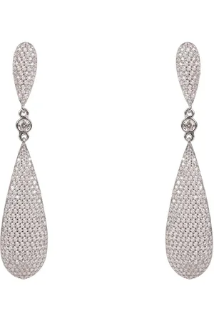 Latelita Long Drop Earrings Silver