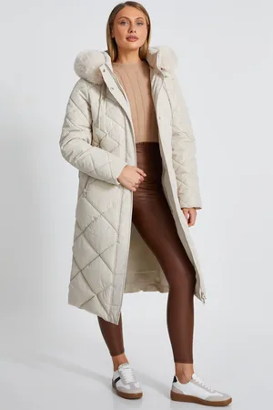Quiz Quilted Long Parka