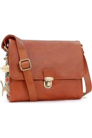 Catwalk Collection Handbags Diana Leather Cross Body Bag