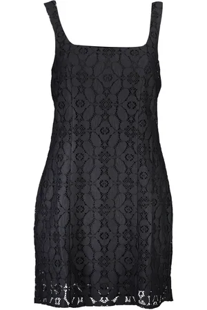 Desigual Lace Mini Dress Sleeveless Square Neck Women - Dresses