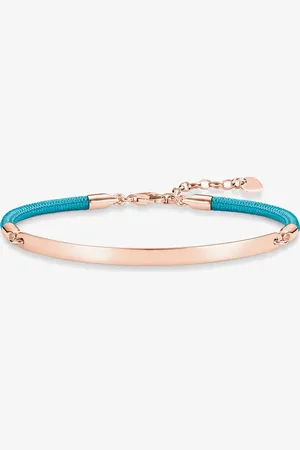 Thomas Sabo Rose Gold Plated Love Bridge Bracelet LBA0033-597-31-18 cm