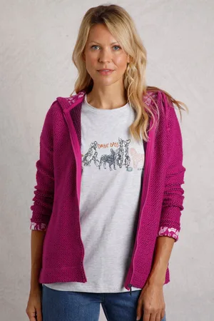 Weird Fish Chicoa Full Zip Hooded Classic Eco Macaroni
