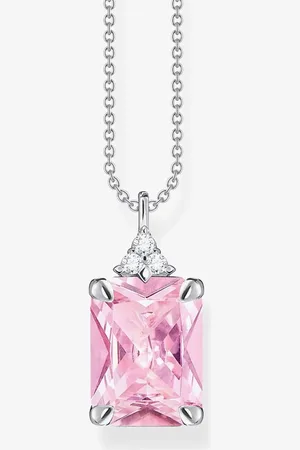 Thomas Sabo & Pink Octagon Cut Cubic Zirconia Necklace KE2089-051-9-L45V