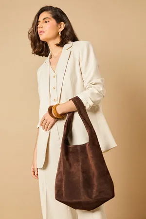 Oasis Mirabeth Suede Slouch Bag