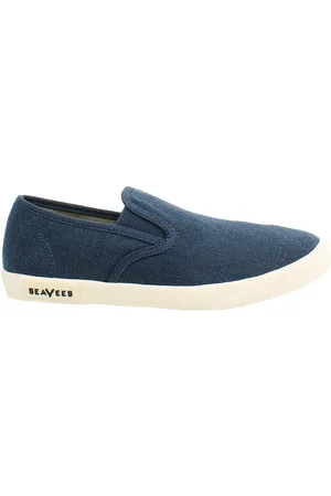 Seavees Baja Standard Slip-On Canvas Plimsolls