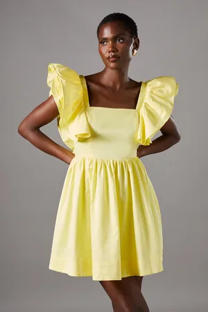 Coast Frill Shoulder Mini Dress