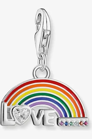 Thomas Sabo & Multi-Stone Rainbow with Love Charm 1925-314-7