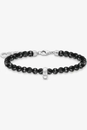 Thomas Sabo & Black Onyx Beaded Charm Bracelet A2097-130-11-L19V