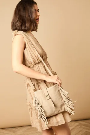 Oasis Orithya Suede Tassel Detail Shoulder Bag