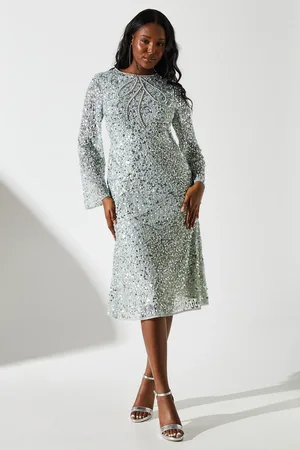Coast Bow Sequin Shift Dress