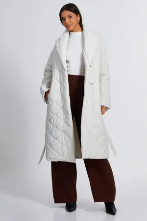 Quiz Quilted Long Line Coat