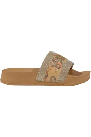 ALVIERO MARTINI 1A CLASSE World Map Print Slides Women - Slippers