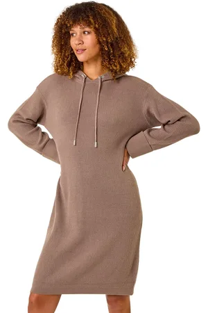 Roman Hooded Knit Dress