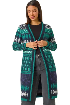 Roman Fairisle Heart Pattern Cardigan