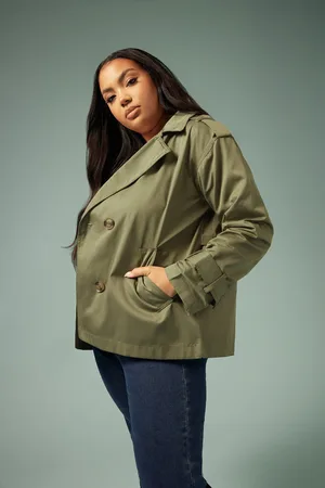 Yours Short Trench Coat
