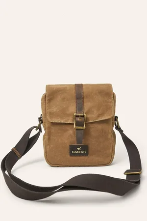 Gandys Sand Ipanema Waxed Cotton Classic Crossbody