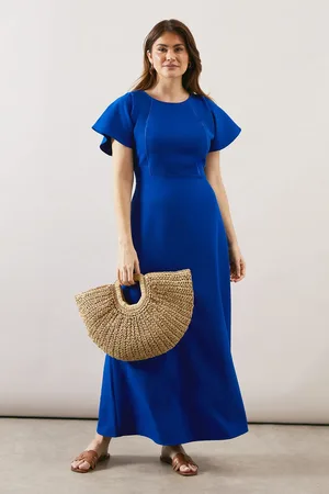 wallis Pleated Detail Midi Dress