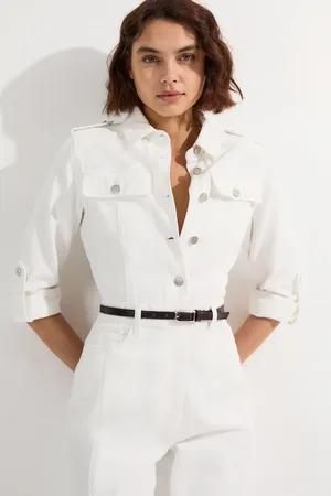 Karen Millen Denim Boiler Jumpsuit