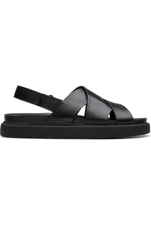 Clarks Aristella Sun Leather Flat Sandals