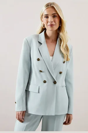 wallis Petite Double Breasted Button Detail Blazer