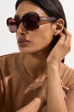 Karen Millen Tortoise Shell Square Sunglasses