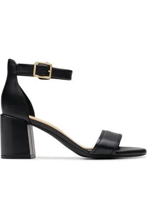 Clarks Ezoria Mae Leather Heeled Sandals