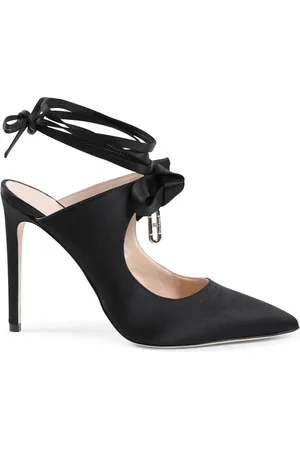 DEE OCLEPPO Satin Finish High Heel Mule Made in Italy Women