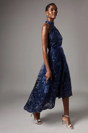 Coast Halterneck Lace Midi Dress