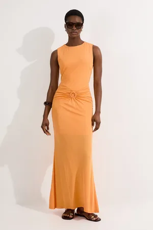 Karen Millen Premium Stretch Crepe Jersey Maxi Dress