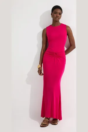 Karen Millen Premium Stretch Crepe Jersey Maxi Dress