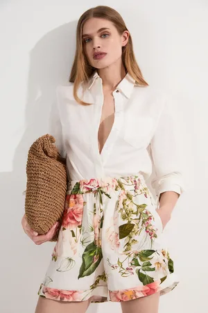Karen Millen Linen Viscose Woven Short