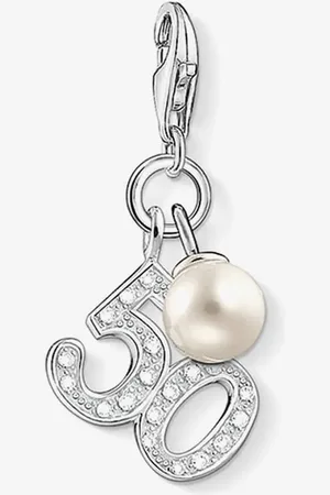 Thomas Sabo Silver Pave Freshwater 50 Charm 1241-167-14 50